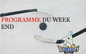 Programme du week end chez nos jeunes